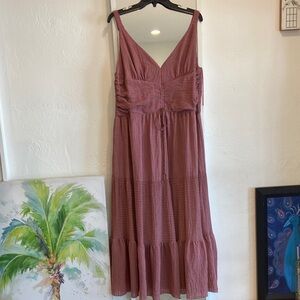 ARULA Mauve Sleeveless Maxi Dress